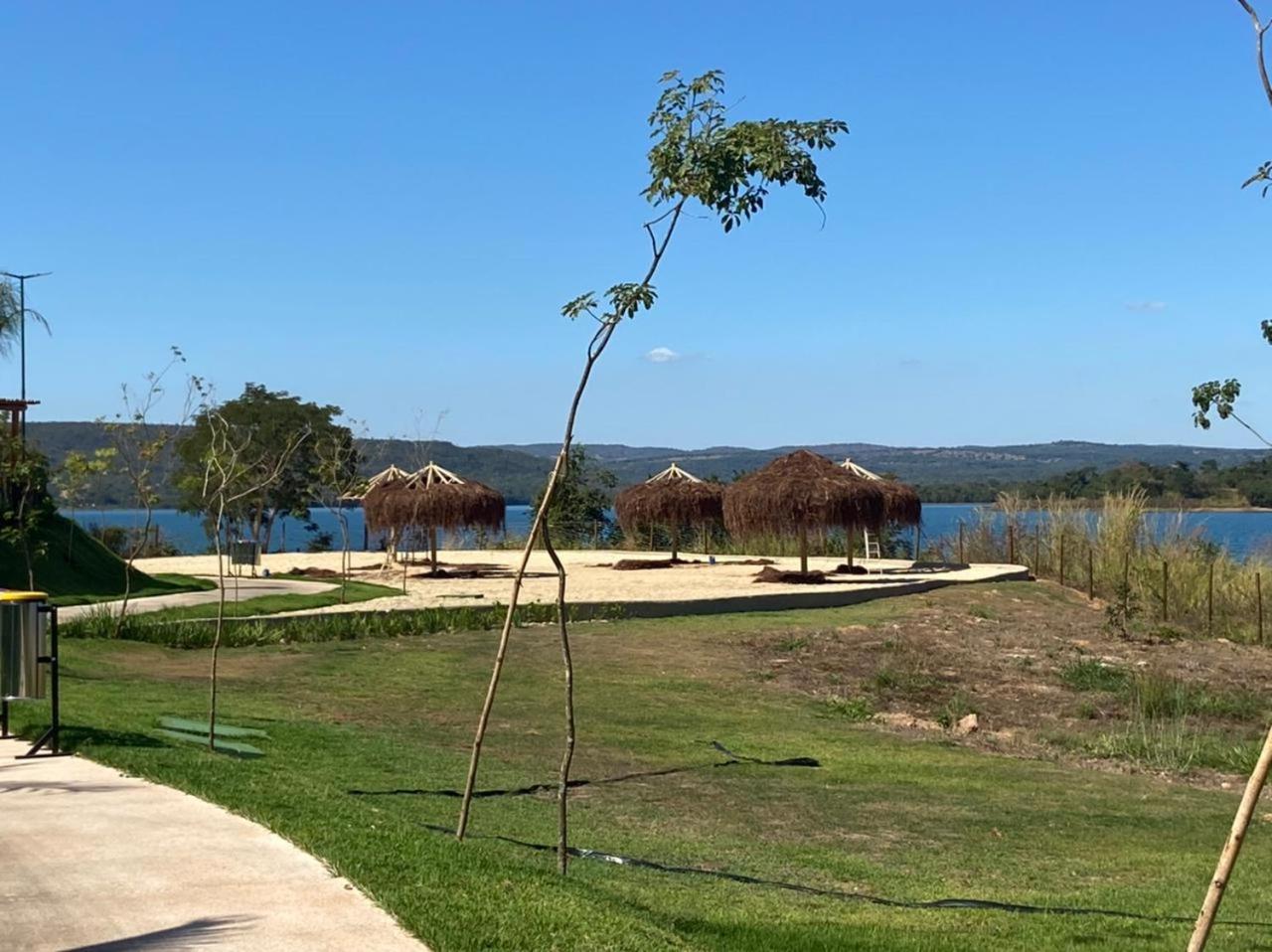 Praias Do Lago Eco Resort Apto 5 Pessoas N406 N407 Caldas Novas Esterno foto
